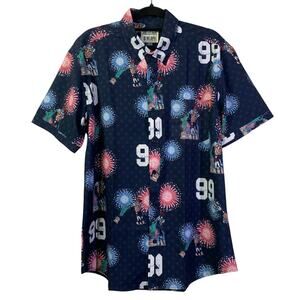 RSVLTS X MLB‎ Shirt Large Rare Aaron Judge Yankees Uncle Sam Short Sleeve NWOT